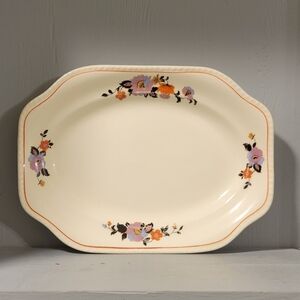 1930s - 40s Steubenville Ivory Platter
